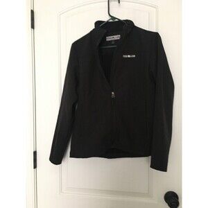 Food Lion Women’s Zip Up Jacket Coat Size Medium Black